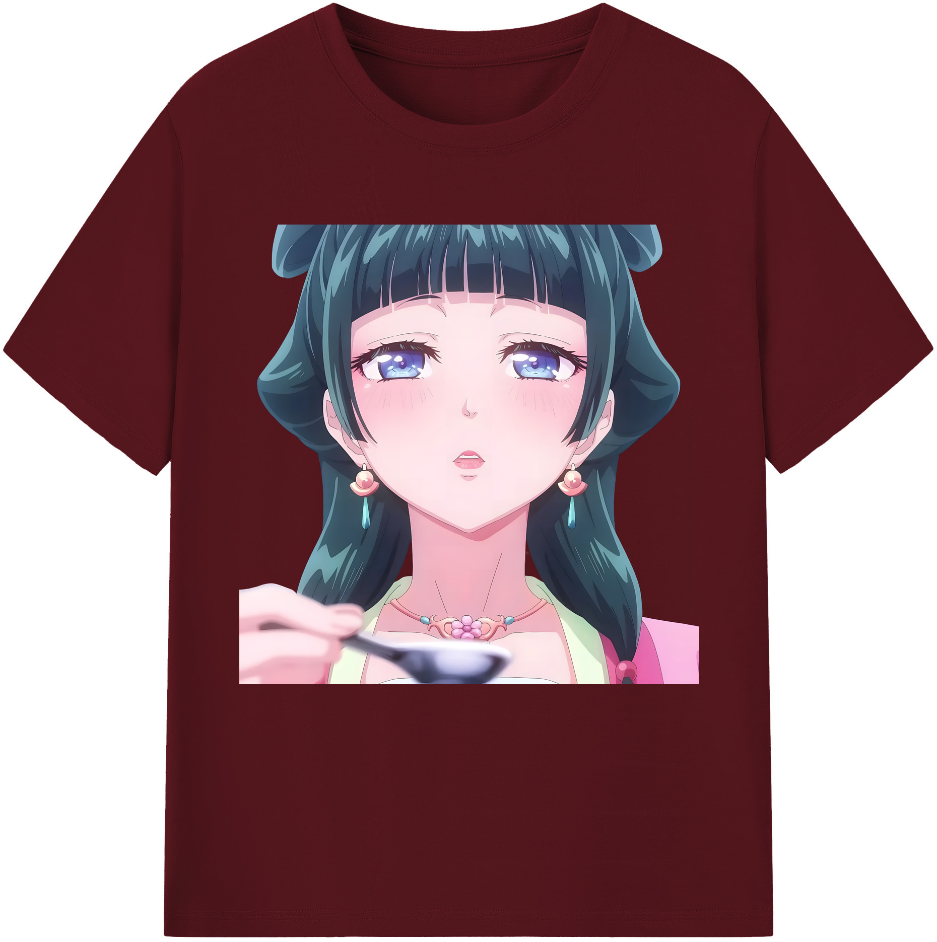 （画像用） 薬屋のひとりごと The Apothecary Diaries 綿100％半袖Tシャツ（フロントプリント）